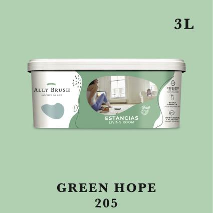 PINTURA  INTERIOR GREEN HOPE 3L