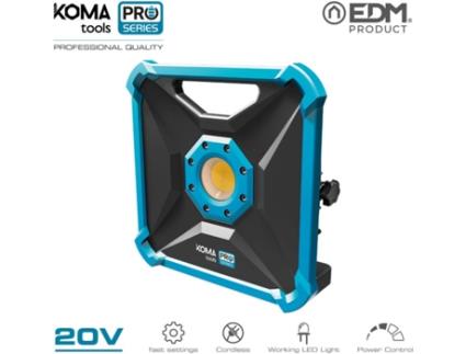 FOCO PROJETOR LED 20W 1.800 LUMENS 20V (SEM BATERIA E CARREGADOR)  BATTERY SERIES EDM