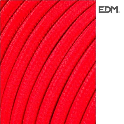 CABO TRANÇADO TUBULAR 2X0,75MM C62 VERMELHO 25MTS EURO/MTS