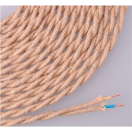 CABO YUTE TRANÇADO 2X0,75MM 25 MTS EURO/MTS