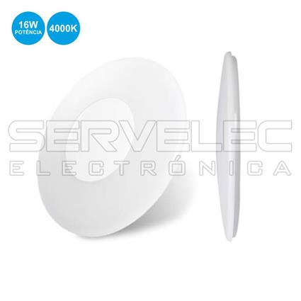 APLIQUE PLAFON LED DE SUPERFICIE 16W 28,15CM 4.000K 