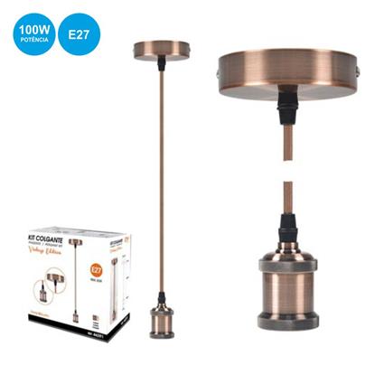 KIT DE SUSPENSÃO VINTAGE BRONZE