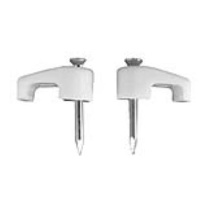 ABRAÇADEIRA PLANA BRANCA COM PREGO 2X1 Nº 03