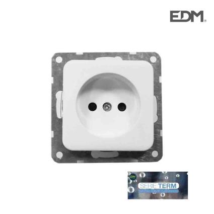 TOMADA 10-16A  ENCASTRAR SERIE TERM  BLISTER
