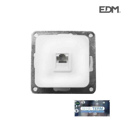 TOMADA RJ11 TELEFONE ENCASTRAR SERIE TERM  BLISTER