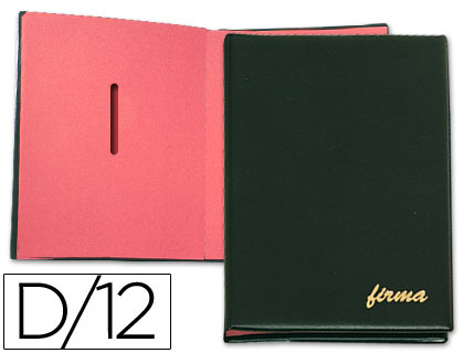 Porta Assinaturas  0874 Preto -12 Departamentos