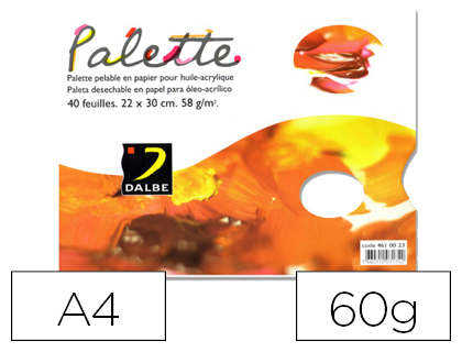 Paleta  de Papel Descartavel Din A4 40 Folhas 60 Gr