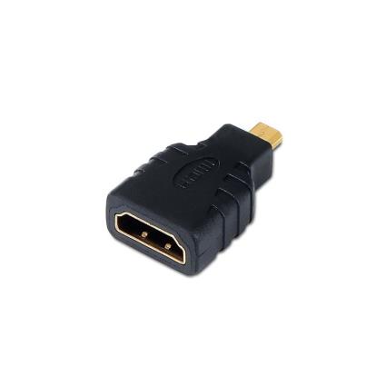 Ficha Adaptadora HDMI Fêmea - Micro HDMI Macho - 