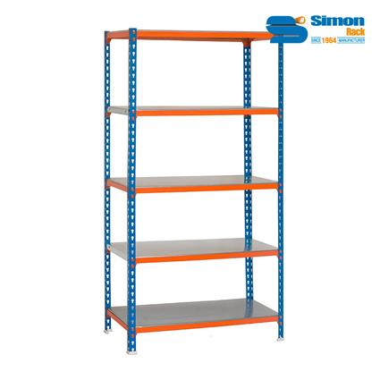 ESTANTE METÁLICA SEM PARAFUSOS SIMONCLICK PLUS 5/500 