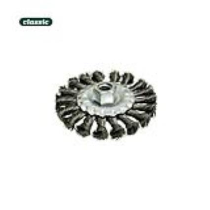 ESCOVA PLANA AÇO RETORCIDO COM ROSCA 14MM  FHR115