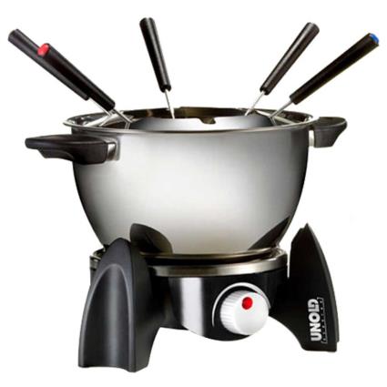 48615 Set Fondue Set Fondue 6 Peças One Size Stainless Steel