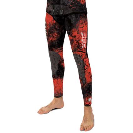 Calças De Caça Submarina Red Stone 3 Milímetros 2 Red / Black