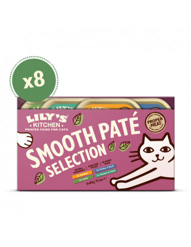 Comida Húmida Gato Selection Smooth Patê Gato 8x85gr