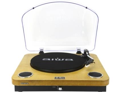 Gira Discos Bluetoorh Aiwa GBTUR-120WDMKII - Madeira