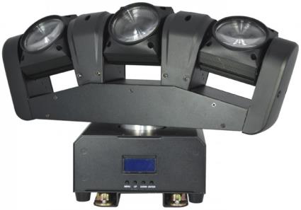 Moving Head (3 Cabeças) BEAM RGBW 36W LED DMX - 