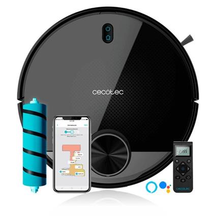 Robot Aspirador  Conga 3790 2300 Pa 3200 mAh WiFi Preto