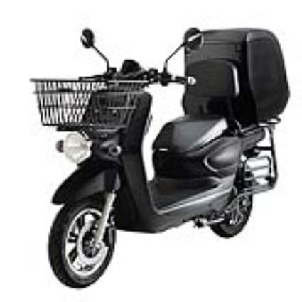 Scooter Elétrica Cagoo (Matriculável) 3000W 40Ah (Preto) - 