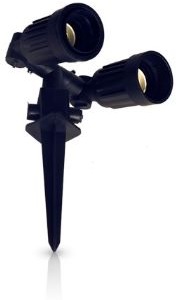 Estaca de Jardim c/ 2x Suportes E27 220V IP44 2x 150W Máx - 