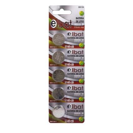 Pack 5 Pilhas 3V CR2032 - 