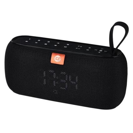 Coluna Bluetooth / Relógio Digital 10W (Preto) - 