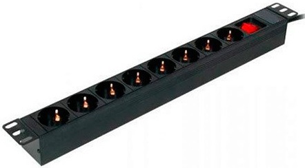 Extensão p/ Rack 8 Tomadas c/ Interruptor 1U - 