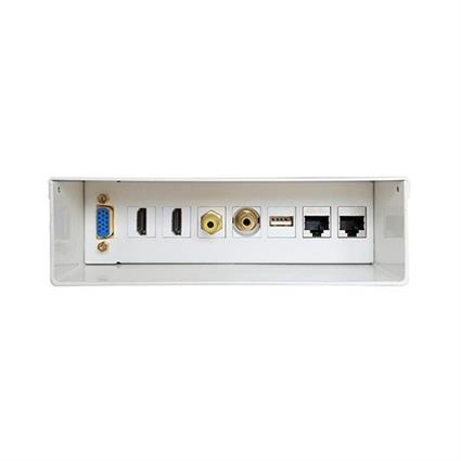 Interface/Adaptador (VGA, 2x HDMI, 3.5 mm, RCA, USB, 2x RJ-45) - 