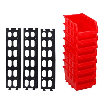 SET DE 8 CAIXAS CONTENTORA EMPILHÁVEL 12X10CM