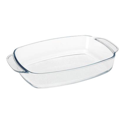 ASSADEIRA DE VIDRO RECTANGULAR 22X17X6CM 1,4L