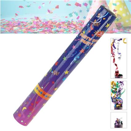 TUBO LANÇA CONFETIS 38X5CM