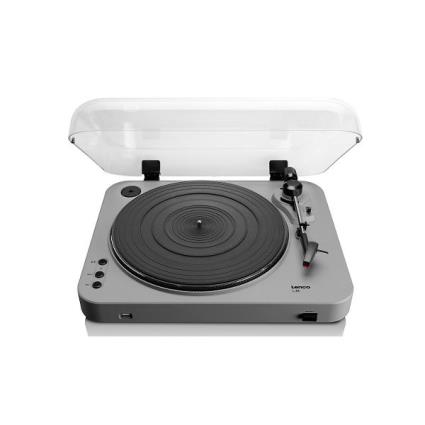 Gira Discos L 85  c/ USB (Cinza) - 