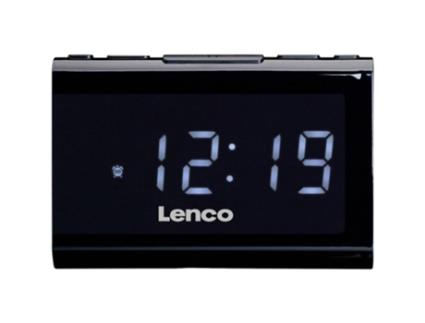 Rádio Despertador USB CR 525 (Preto) - 