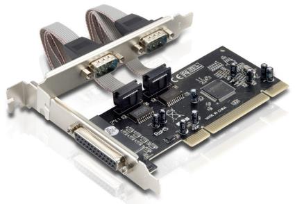 Placa PCI c/ 2 Portas Serie RS232 e 1 Porta Paralela - 