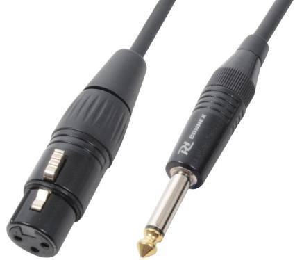 Cabo Profissional Jack 6,3mm Macho Mono - Canon Femea (3 mts) - X