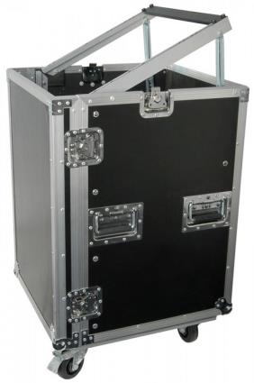 Rack Metálica 19 8U + 16U c/ Rodas (PD-F16U8) - 