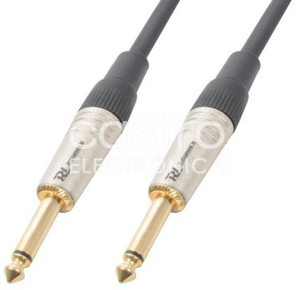 Cabo Jack 6,3mm Macho Mono - Jack 6,3mm Macho Mono (6 mts) - X