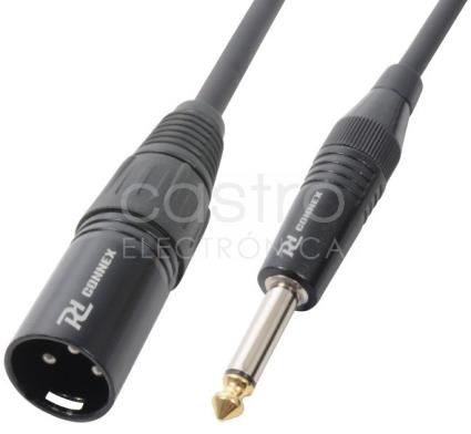 Cabo Jack 6,3mm Macho Mono + Canon Macho (3 mts) - X