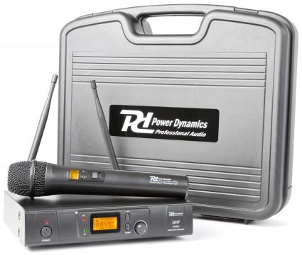 Central Microfone Mão Profissional UHF 8 Canais s/ Fios (PD781) - 