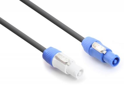 Cabo Speakon POWERCON Macho - Speakon POWERCON Femea (5 mts) - X