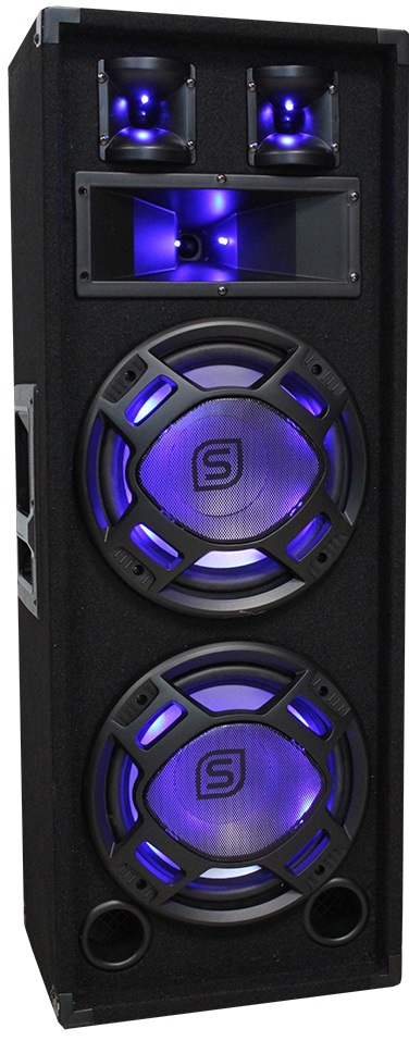 Coluna Passiva 2x 10 3 Vias 800W c/LEDs (BS210) - 