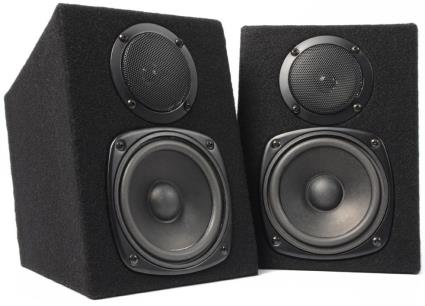 Pack 2 Colunas Monitor DJ 2 Vias 2x 100W - 