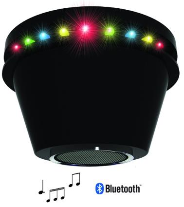 Luz LED Decorativa Bluetooth  com Coluna