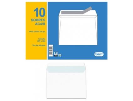 Embalagens de 10 Envelopes Offset White 229x324 1.