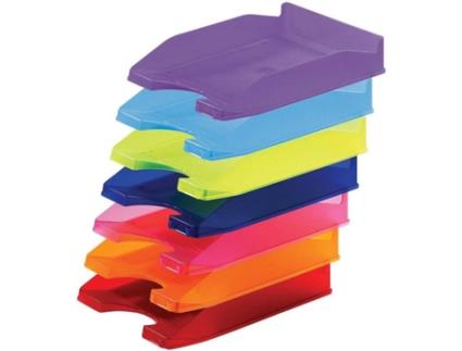 Bandeja Empilhável de Plástico 350x250x65 Mm. Cor.