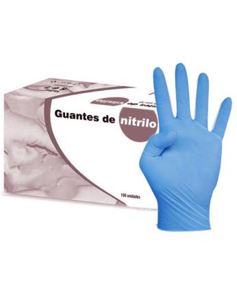Embalagem de 100 Luvas Sensíveis a Nitrilo S / P .
