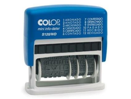 Anel Selo S 120 / Wd Fórmula / Data 4mm Azul Espa.