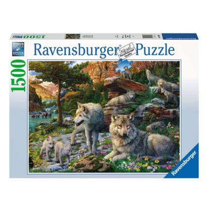 Puzzle Lobos na Primavera - 1500 Peças