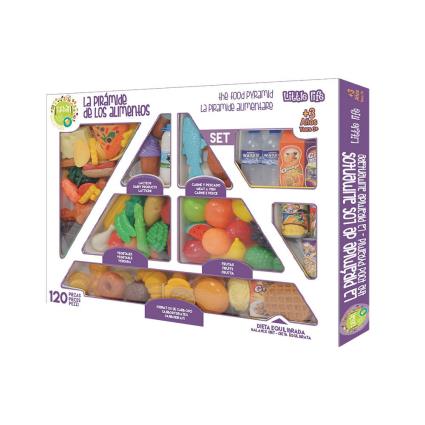 Pirâmide Alimentar 120 Peças 3-6 Years Multicolor