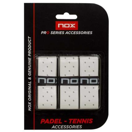 Sobre Grip Padel Pro Perfurado 3 Unidades One Size White