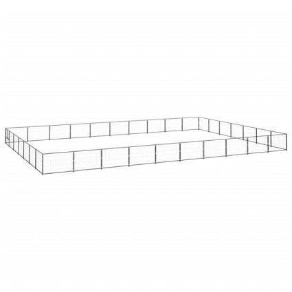 Canil para cães 70 m² aço preto