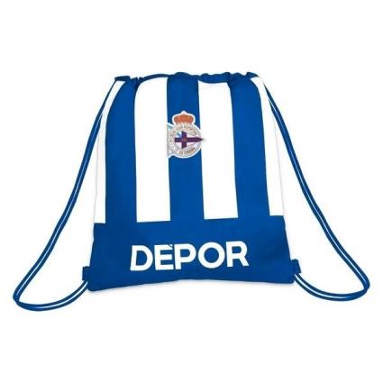 Saco Mochila com Cordas R. C. Deportivo de La Coruña Azul Branco